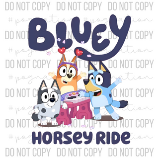 Horsey Ride Decal