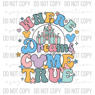 Where Dreams Come True Decal