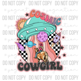 Cosmic Cowgirl Decal