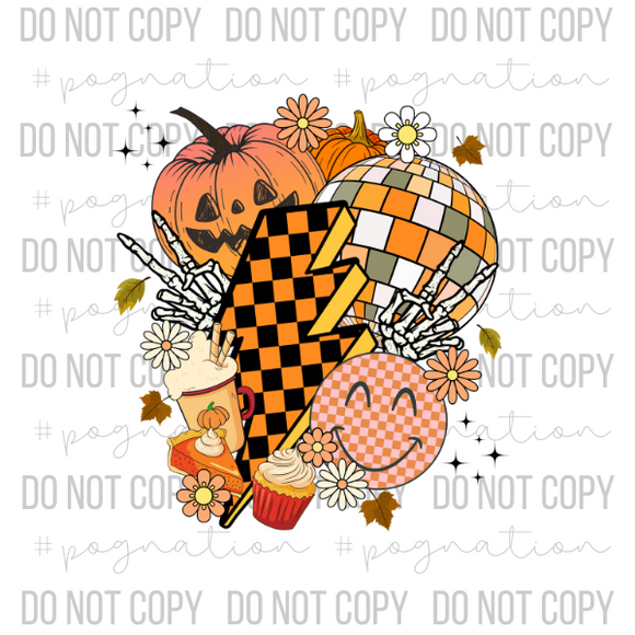 Girly Fall Collage Decal