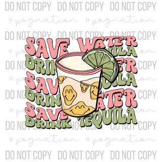 Save Water Drink Tequila Decal