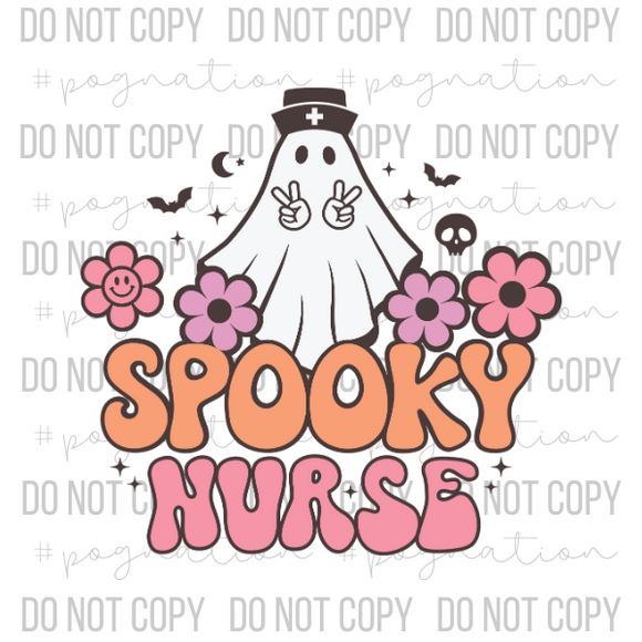 Spooky Nurse Decal