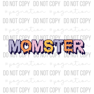 Melted Momster Decal