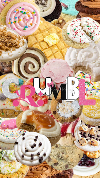 Crumbl Cookie Collage Vinyl