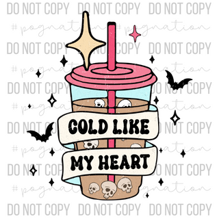Cold Like My Heart Coffee Decal