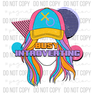 Busy Introverting Decal