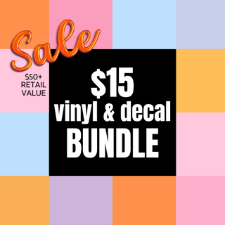 Vinyl + Decal Bundle