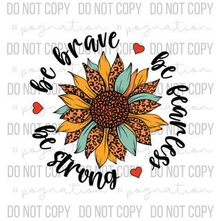 Be Brave, Fearless, Strong Decal