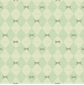 Green Ribbon & Bows Vinyl Bundle