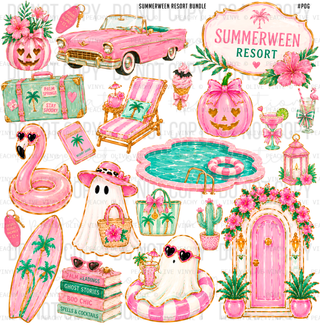 Summer-Ween Resort Decal Sheet