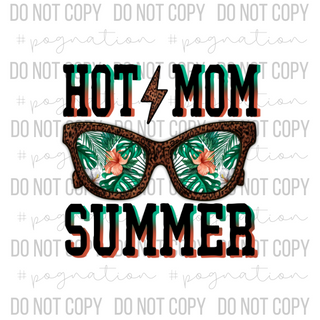 Hot Mom Summer Sunglasses Decal