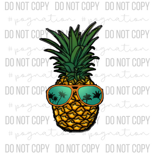 Pineapple Sunglasses Decal