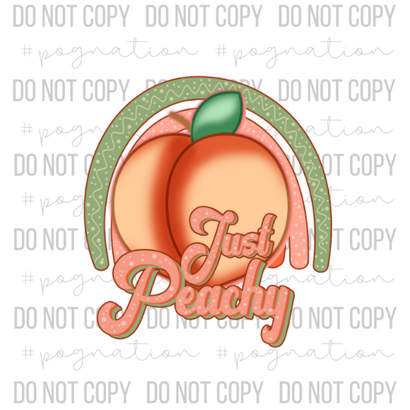 Just Peachy Decal