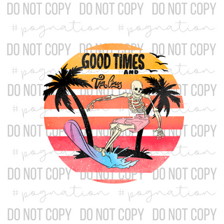 Good Times Sunset Decal