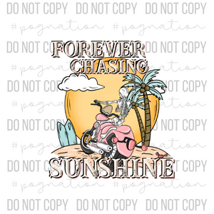 Forever Chasing Sunshine Decal