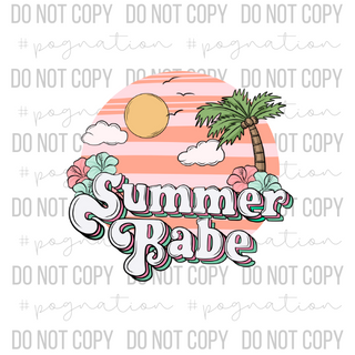 Summer Babe Decal