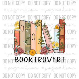 Booktrovert Decal