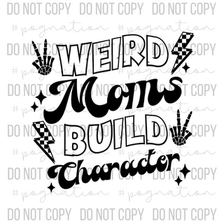 Weird Moms Build Character Skelly Decal