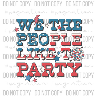 We The People Decal