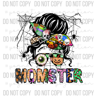 Momster Spooky Skull Decal