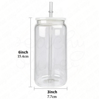 16oz Clear Glass Can Blanks