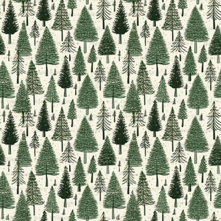 Hand Drawn Trees Vinyl