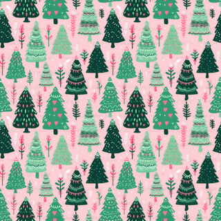 Baby Pink Christmas Tree Vinyl