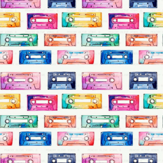 Watercolor Mixtape Vinyl