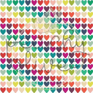 Rainbow Hearts Vinyl