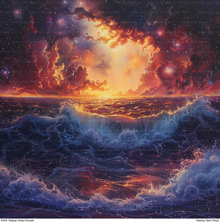 Galaxy Ocean Sunset Vinyl