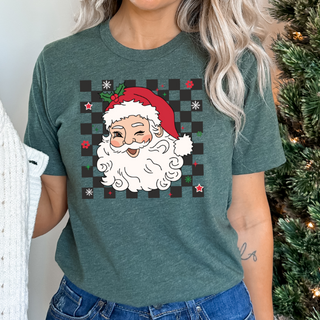 Winking Santa DTF