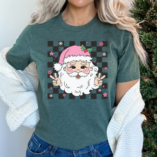 Pink Groovy Santa DTF