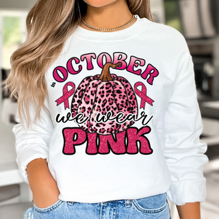 October We Wear Pink DTF