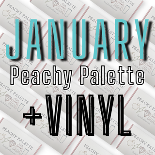 January Peachy Palette