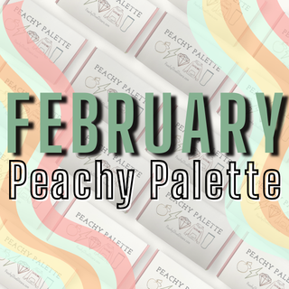 February Peachy Palette
