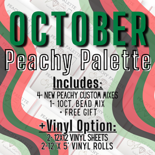 August Peachy Palette