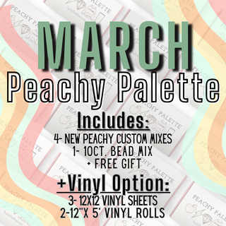 March Peachy Palette