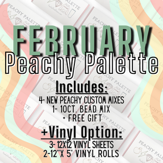 February Peachy Palette