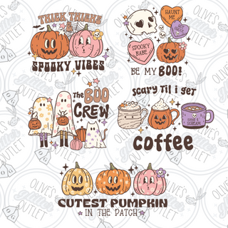 Girly Halloween Decal