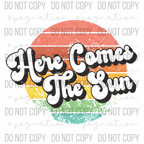 Here Comes The Sun Decal - S0014
