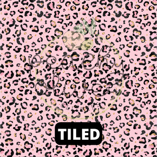 Sparkle Pink & Gold Leopard Vinyl - 198/326