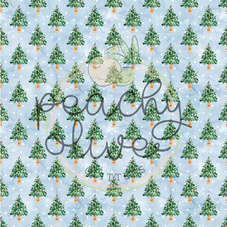 Cheerful Christmas Trees Vinyl - 394