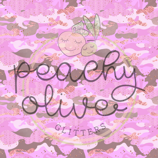 Green & Gold Camo Vinyl - 201 – Peachy Olive Glitters