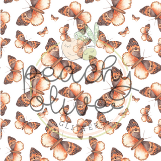 Orange Butterflies Vinyl - 136/632