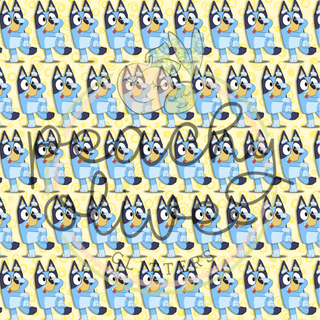 Blue Heeler Goofy Yellow Vinyl - 215