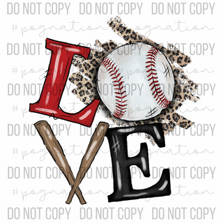Baseball Love Decal - S0046