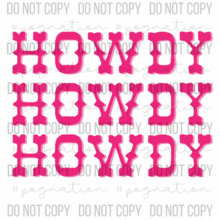 Howdy Decal - S0050