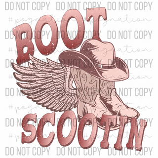 Boot Scootin Decal - S0053