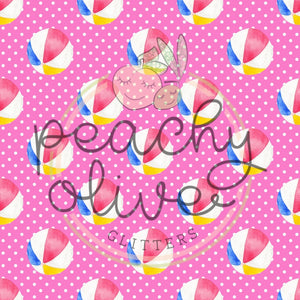 Pink Beach Ball Vinyl - 55