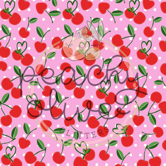 Cherry Daisy Vinyl - 1331 – Peachy Olive Glitters